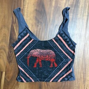 Urban Outfitters Elephant Crop Top